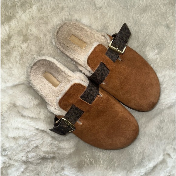 Michael Kors Judd Closed Toe Suede Clog/Mule Men's Size 8.5/Women's Size 10.5 - Picture 2 of 8